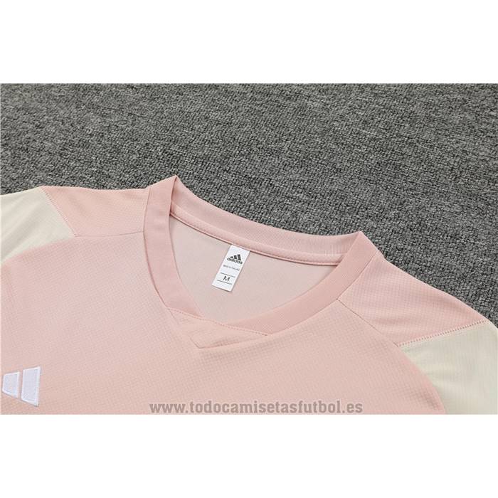 Chandal del Lyon Manga Corta 2023-2024 Rosa - Pantalon Corto